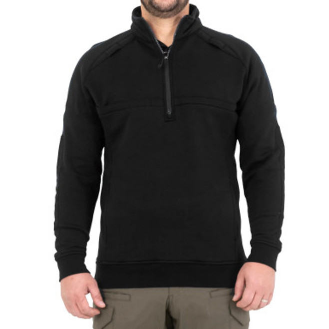 First Tactical Men's Quarter Zip Job Shirt Black 1