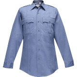 Flying Cross Duro Poplin Valor Long Sleeve Shirt Marine Blue