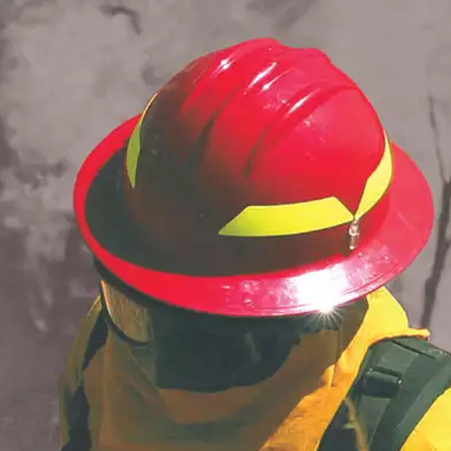 Bullard Extra-Large Hat Style Wildfire Series Fire Helmet FH911HXL BULLARD at Curtis - Tools for Heroes 3