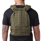 5.11 Tactical TacTec Plate Carrier, Ranger Green back view