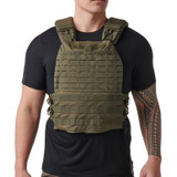 5.11 Tactical TacTec Plate Carrier, Ranger Green front view