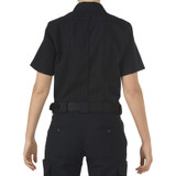 5.11 Tactical Women's Stryke PDU Class-A Short Sleeve Shirt Navy back