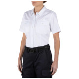 5.11 Tactical Women's Company Short Sleeve Shirt White 4