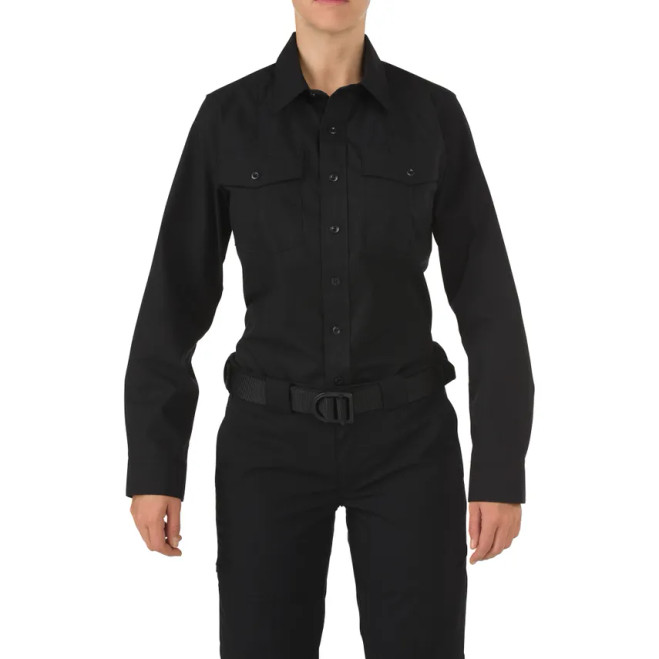 5.11 Tactical Women's Stryke PDU Class-A Long Sleeve Shirt Black 1