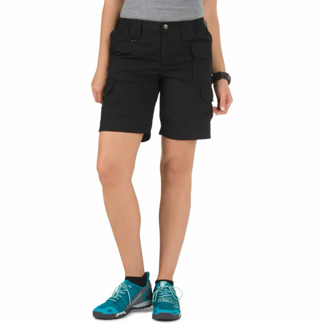 5.11 Tactical Women's Taclite Pro 9 in. Shorts Black 1