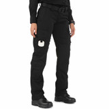 5.11 Tactical Women's Taclite EMS Pant, Black front angled view