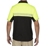 5.11 Tactical Bike Patrol Polo, High-Vis Yellow back view