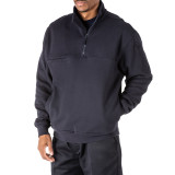 5.11 Tactical 1/4 Zip Job Shirt, fire navy front angled