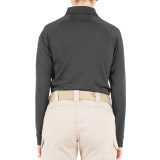 First Tactical Women's Long Sleeve Performance Polo Asphalt 4