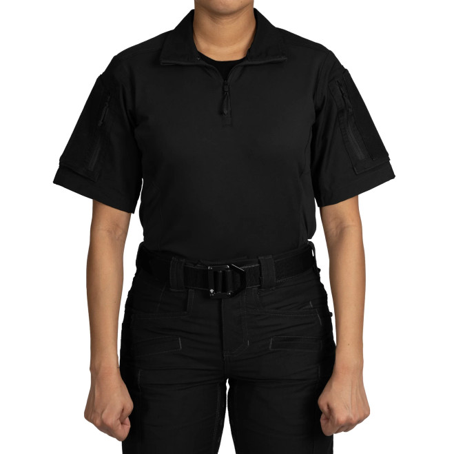 First Tactical Women's Defender Short Sleeve Shirt Black 1