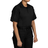 First Tactical Women's Defender Short Sleeve Shirt Black 4
