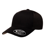 Flexfit 110 Mesh Trucker Cap Black Angle
