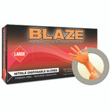 BLAZE Powder-Free Nitrile Gloves N48 MICROFLEX at Curtis - Tools for Heroes