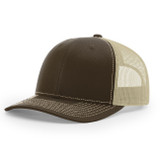 Richardson Lifestyle Mid-Pro Trucker Cap Brown Khaki