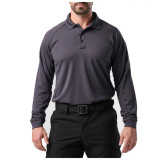 5.11 Tactical Performance Long Sleeve Polo Charcoal