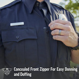 Flying Cross Men's Power Flex Short Sleeve Class A Uniform Shirt Feature 2