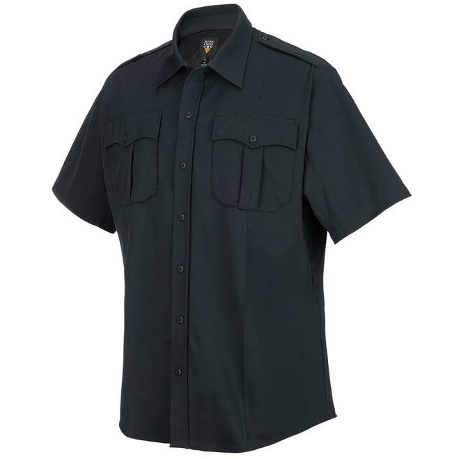 Flying Cross Men's Power Flex Short Sleeve Class A Uniform Shirt Front