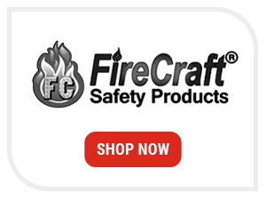 FireCraft logo - Shop Now button