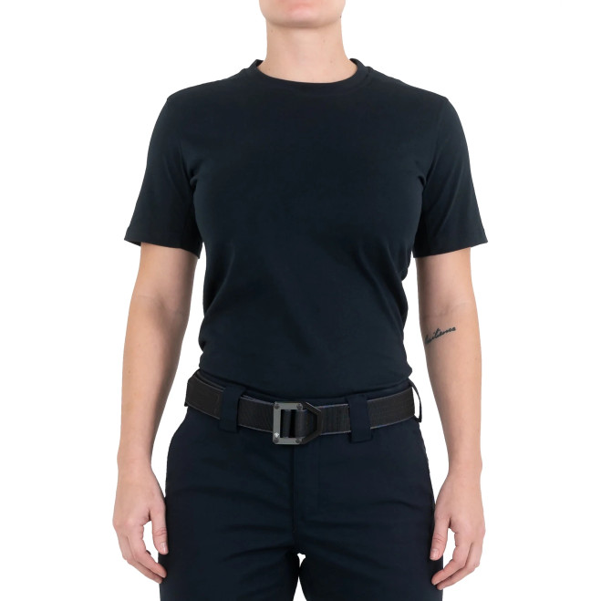 First Tactical Women's Tactix Cotton Short Sleeve T-Shirt Navy 1