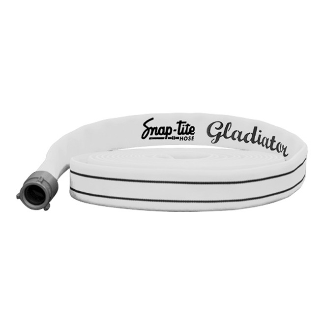 Snap-Tite Ponn Gladiator Poly Dj Attack Hose White with Black Stripe