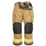 Globe Pant System, tan with suspenders