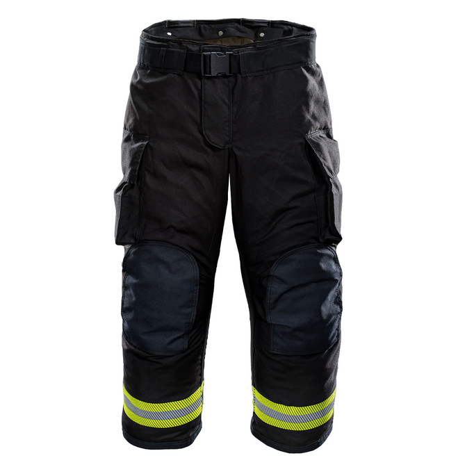 Globe Pant System, Black with yellow reflective trim