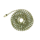 Hero's Pride Nickel 30" Beaded Ball Chain