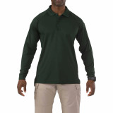 5.11 Tactical Performance Long Sleeve Polo LE Green