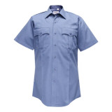 Flying Cross Duro Poplin Valor Short Sleeve Shirt Marine Blue