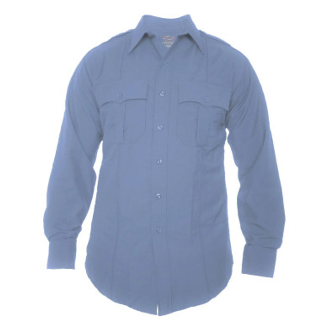 Elbeco DutyMaxx Long Sleeve Poly/Rayon Stretch Shirt Medium Blue