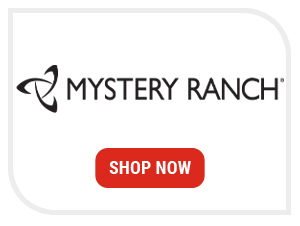 Mystery Ranch logo - Shop Now button