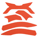 MSA Cairns Microprism Retro Reflective Stickers, Red
