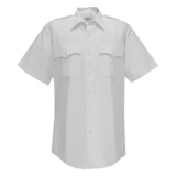 Flying Cross Duro Poplin Valor Short Sleeve Shirt Silver Gray