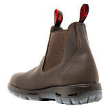 Redback Great Barrier Boots, Puma Brown Aquapel back angled view