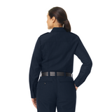 Workrite Women's Navy Blue Long Sleeve Chief Shirt 5