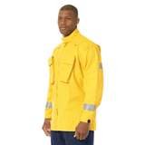 Workrite 7 oz. Sigma Twill Yellow Wildland Jacket 3