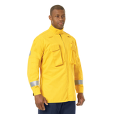 Workrite 7 oz. Sigma Twill Yellow Wildland Jacket 4